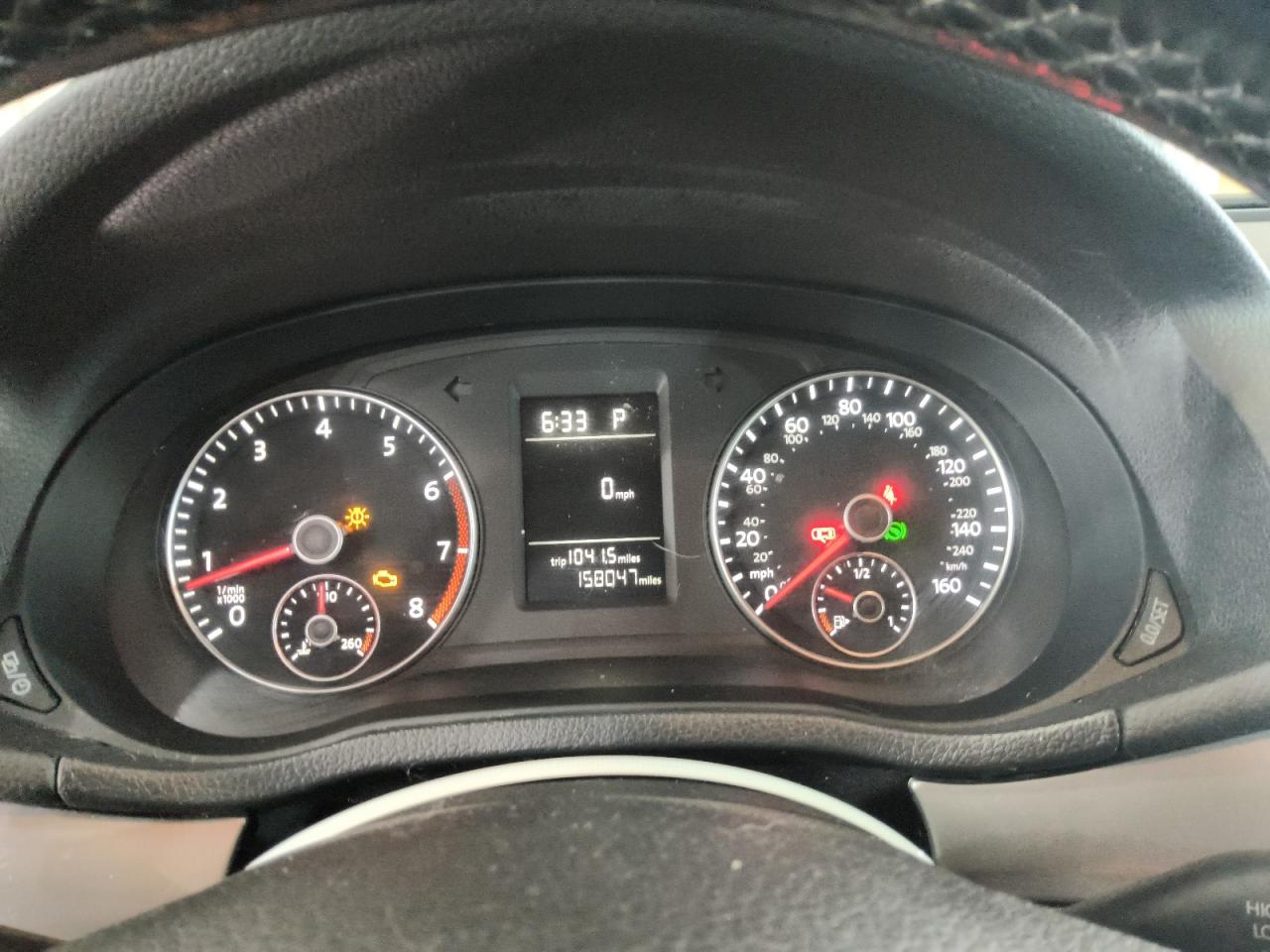 2014 Volkswagen Passat S Black vin: 1VWAH7A31EC018900 Damage: Warning Light - Engine, On, Unacceptable