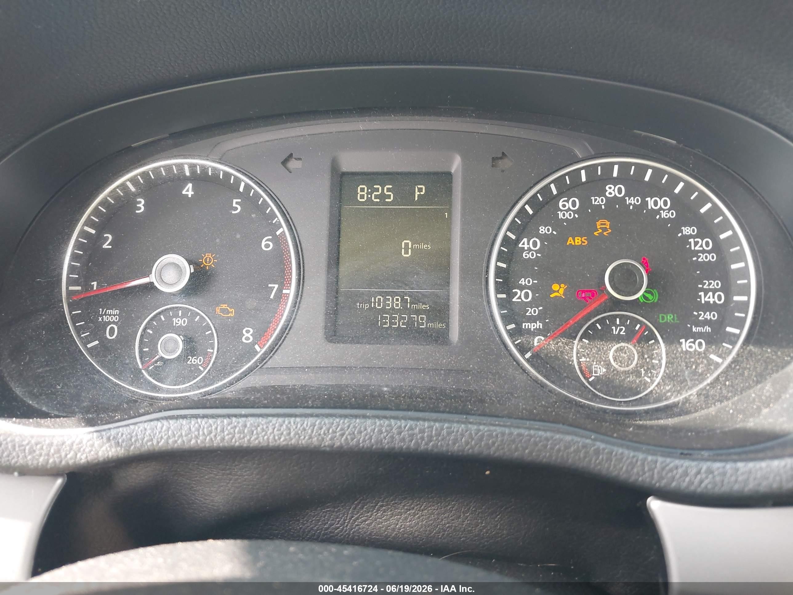 2013 Volkswagen Passat 2.5l S Teal vin: 1VWAH7A32DC017995