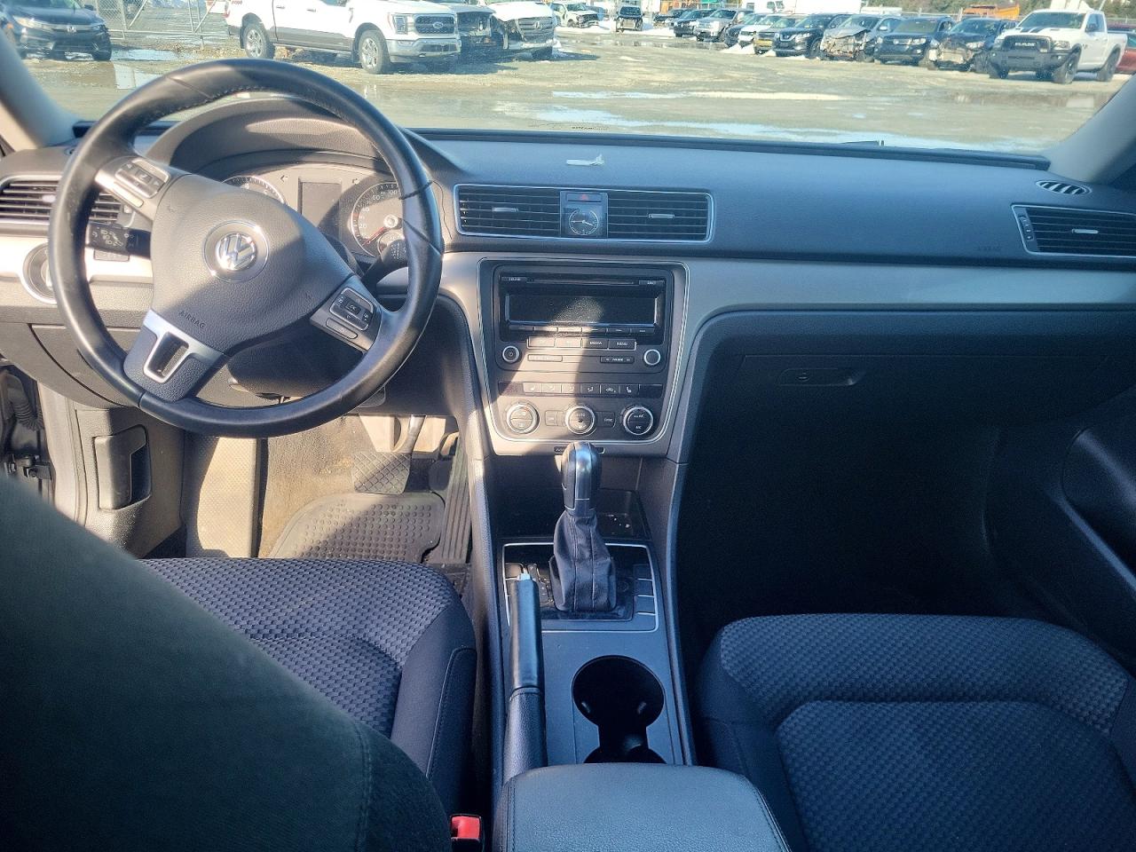 2013 Volkswagen Passat S Gray vin: 1VWAH7A34DC006030