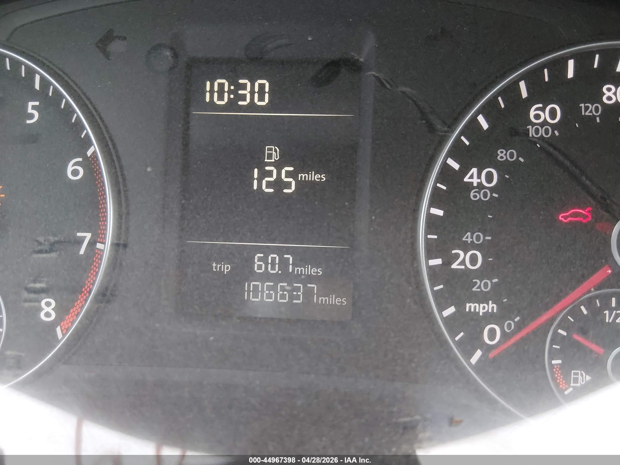 2013 Volkswagen Passat 2.5l S Серый vin: 1VWAH7A35DC033446