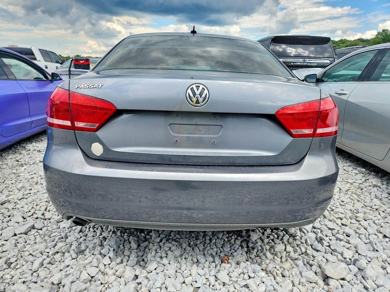 2013 Volkswagen Passat S Blue vin: 1VWAH7A37DC074726