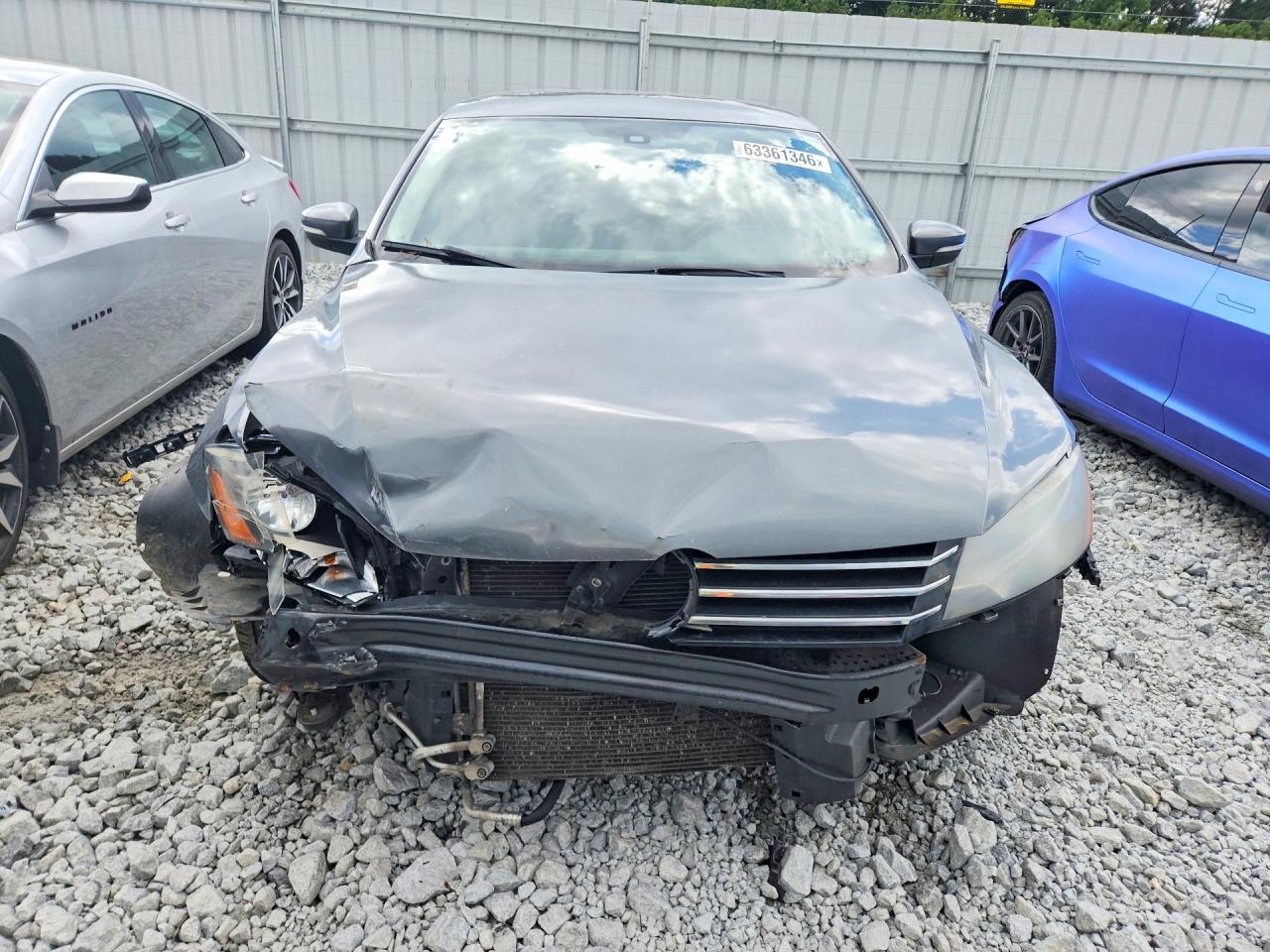 2013 Volkswagen Passat S Blue vin: 1VWAH7A37DC074726