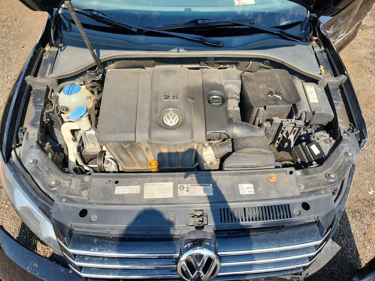 2014 Volkswagen Passat S Black vin: 1VWAH7A3XEC017003