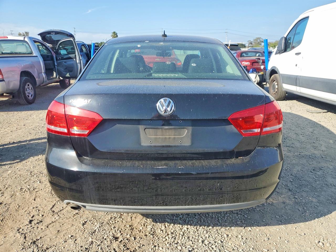 2012 Volkswagen Passat S Black vin: 1VWAP7A30CC056960