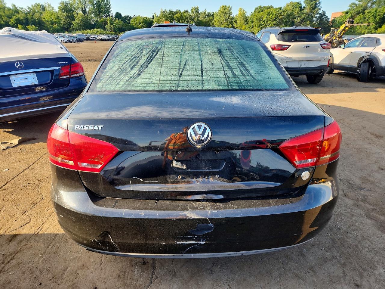 2013 Volkswagen Passat S Black vin: 1VWAP7A30DC032255