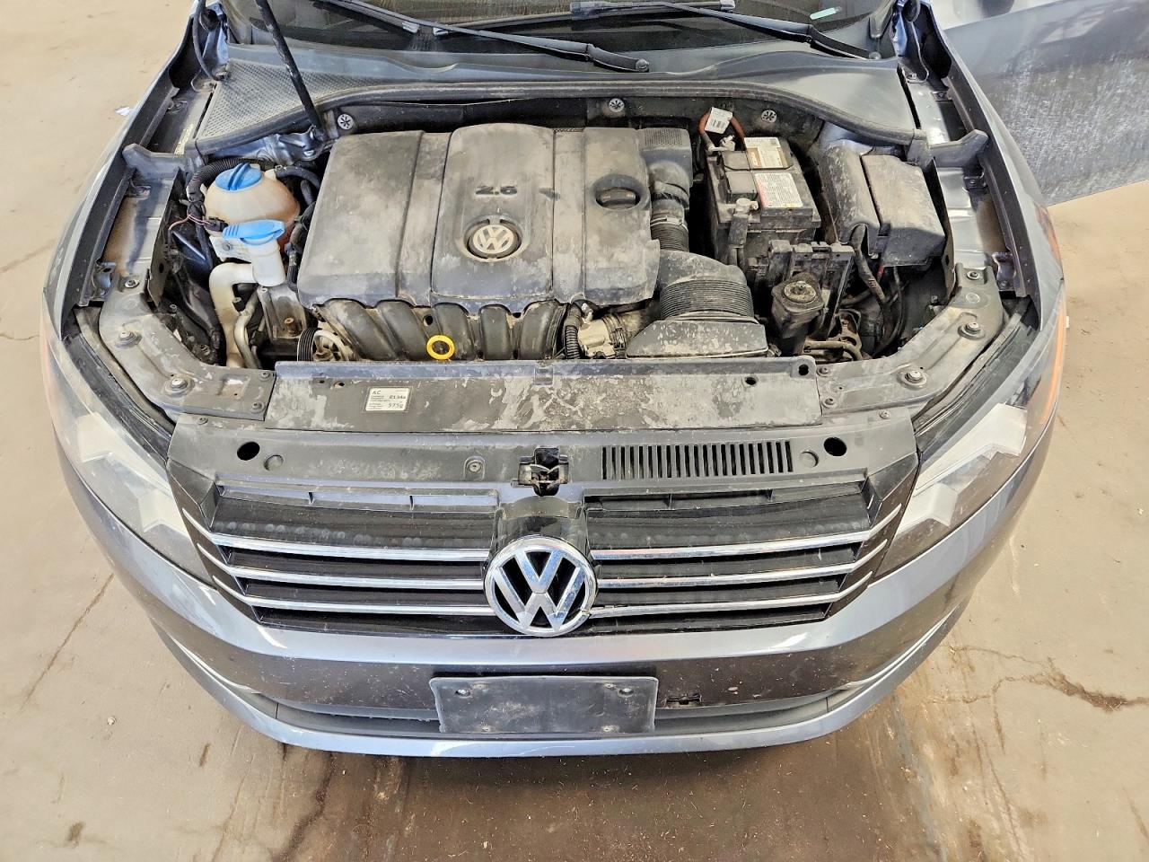 2014 Volkswagen Passat S Gray vin: 1VWAP7A31EC025543