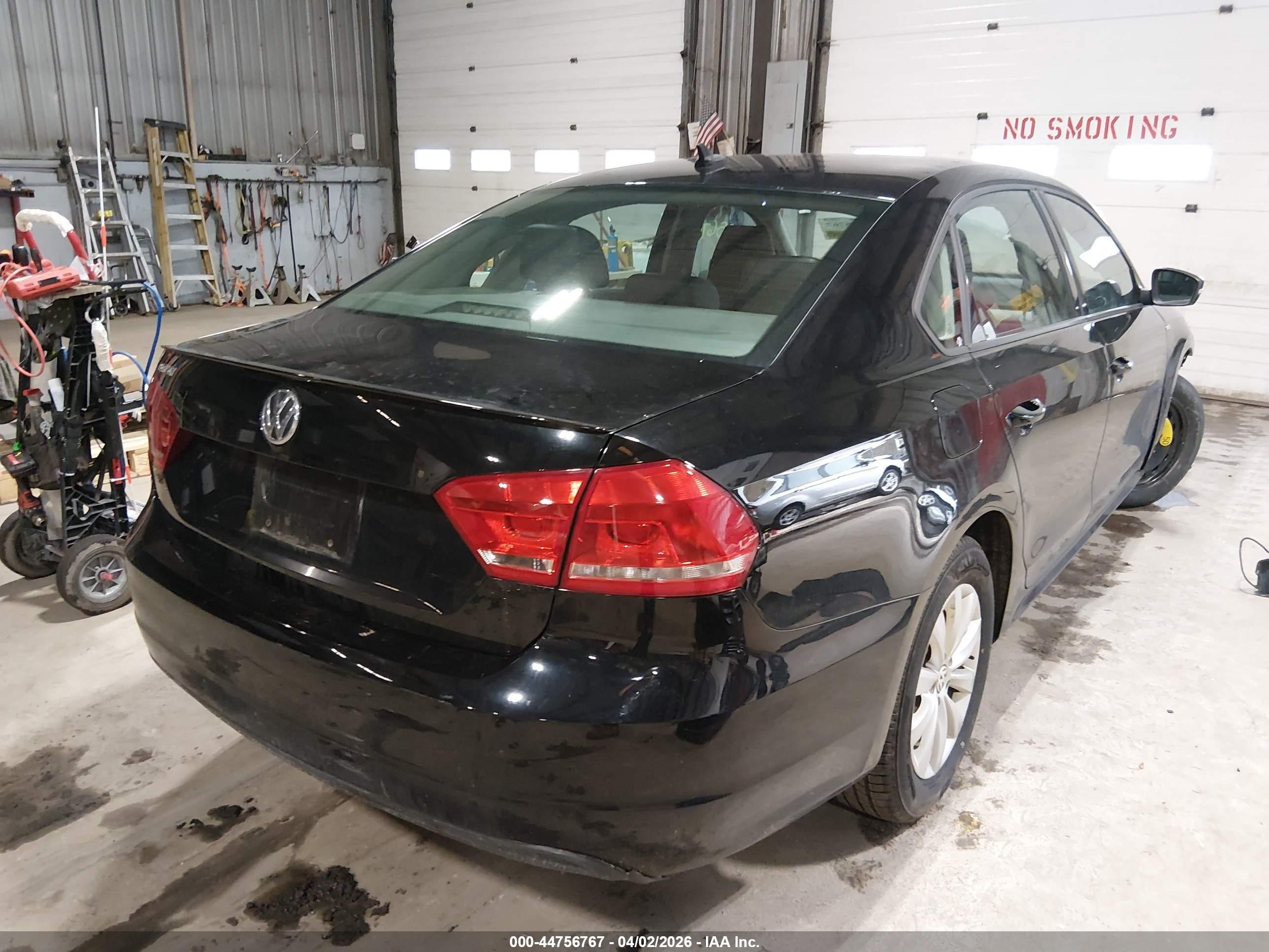 2013 Volkswagen Passat 2.5l Wolfsburg Edition Black vin: 1VWAP7A32DC134589
