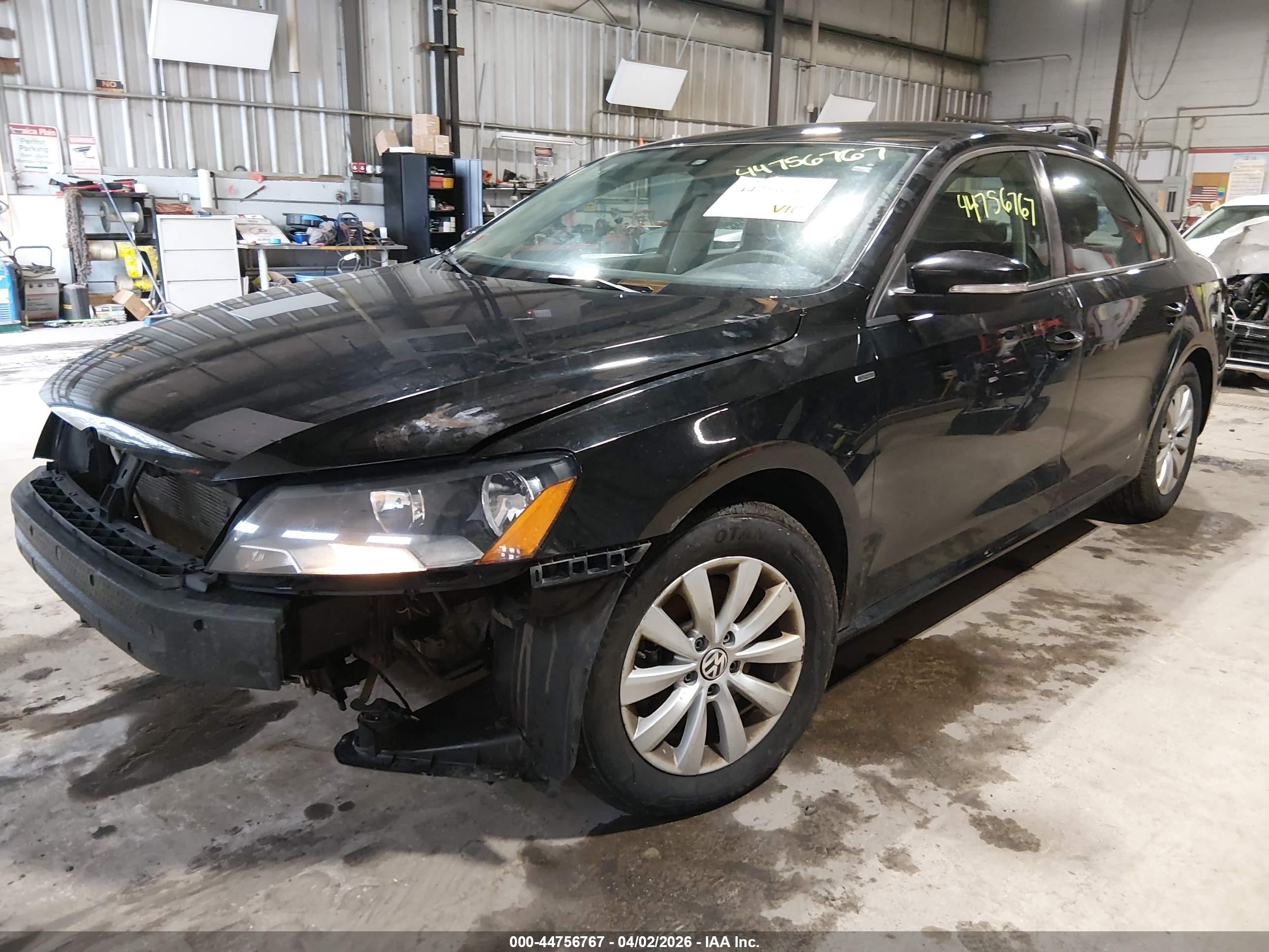 2013 Volkswagen Passat 2.5l Wolfsburg Edition Black vin: 1VWAP7A32DC134589