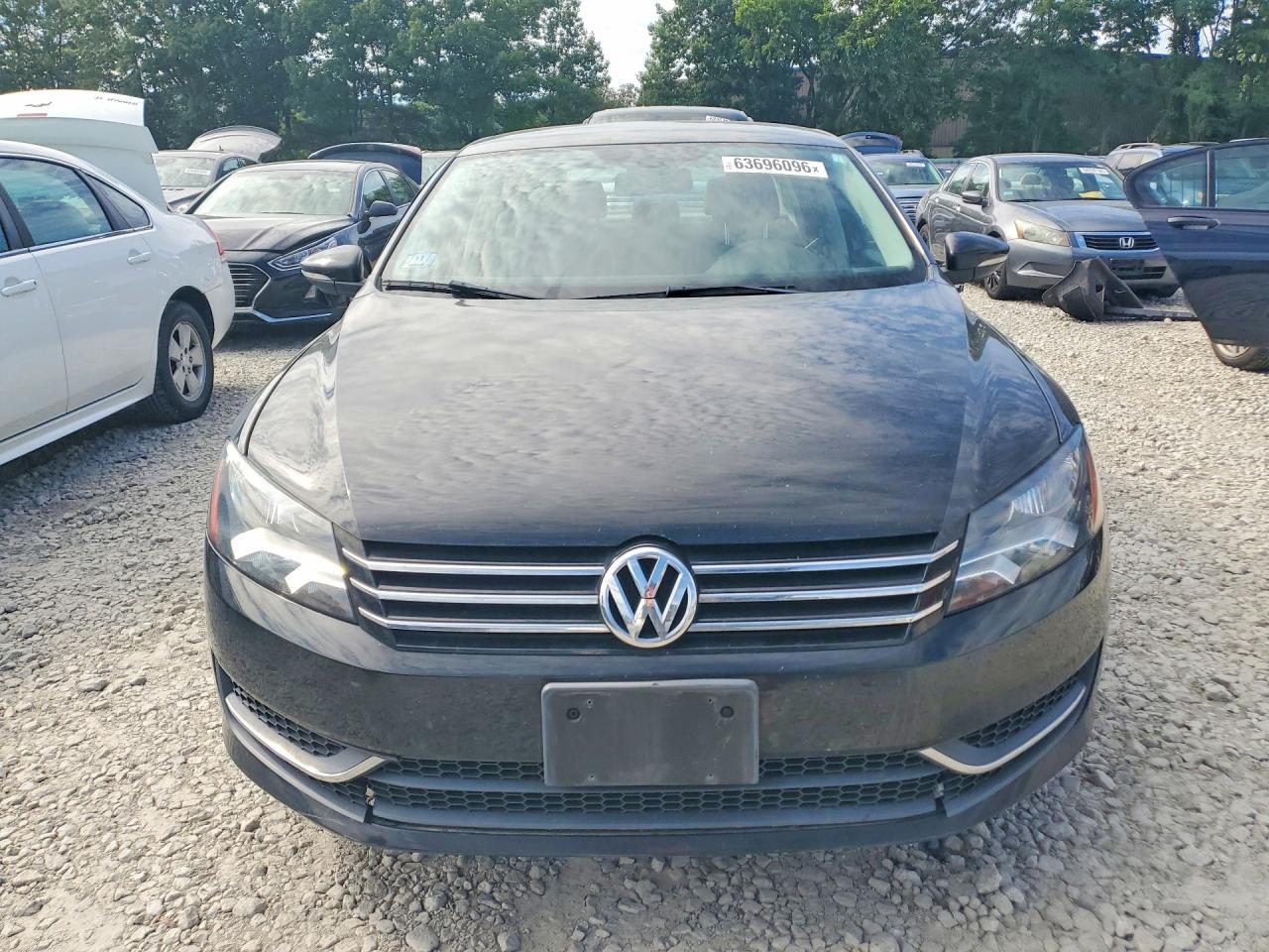 2012 Volkswagen Passat S Black vin: 1VWAP7A33CC025864