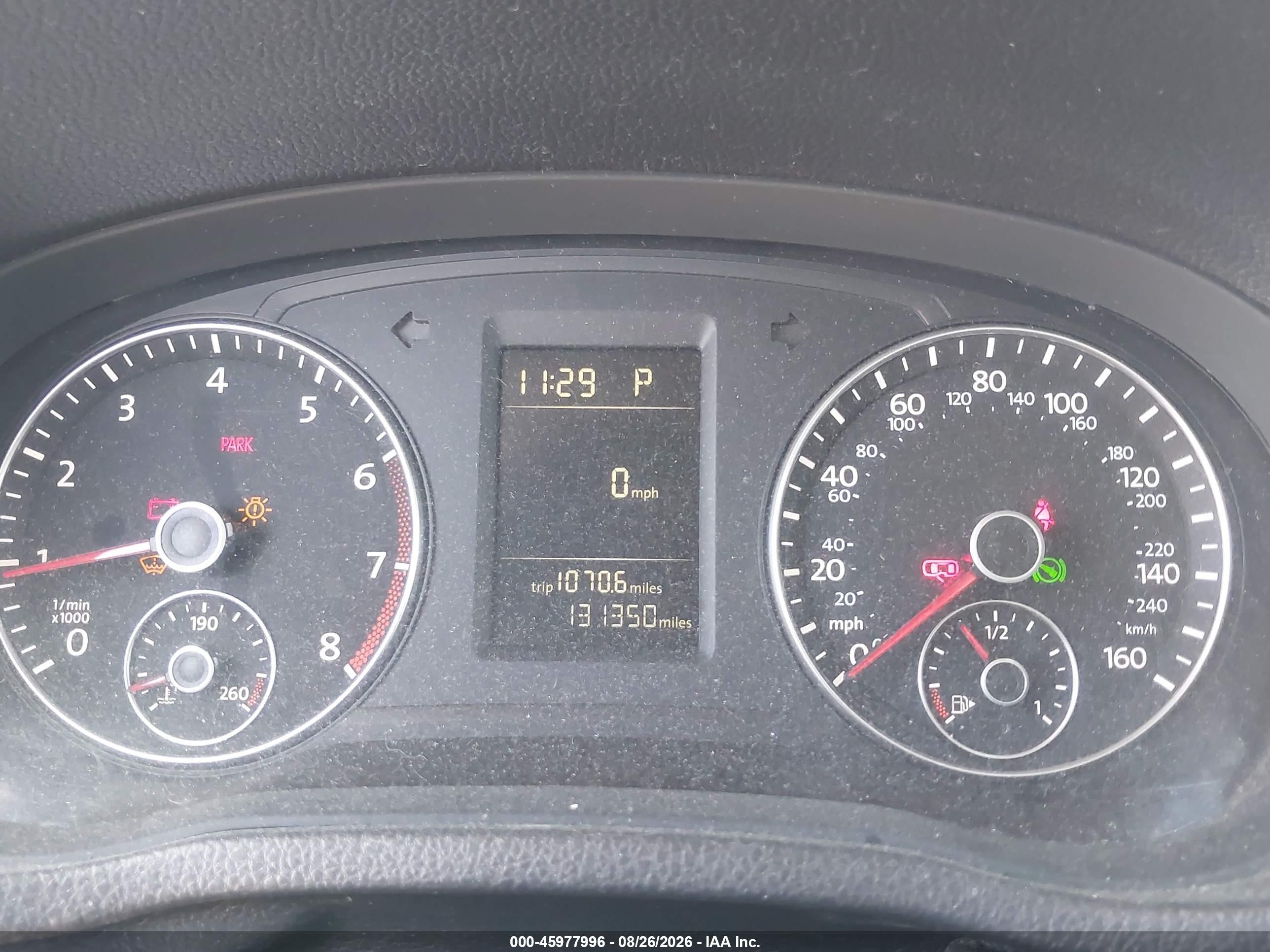 2013 Volkswagen Passat 2.5l S Черный vin: 1VWAP7A33DC024358