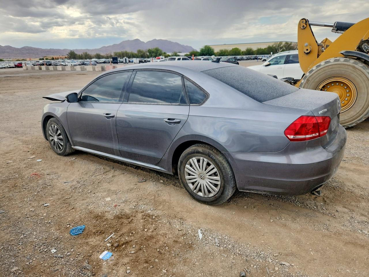 2014 Volkswagen Passat S Gray vin: 1VWAP7A33EC023485