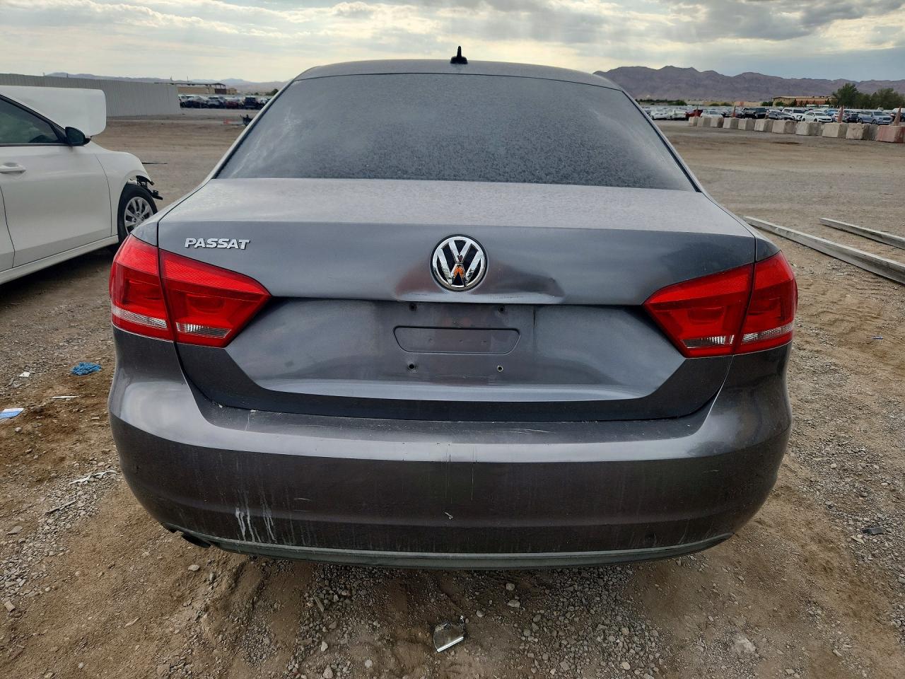 2014 Volkswagen Passat S Gray vin: 1VWAP7A33EC023485