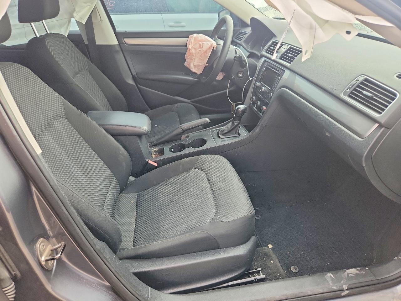 2014 Volkswagen Passat S Gray vin: 1VWAP7A33EC023485