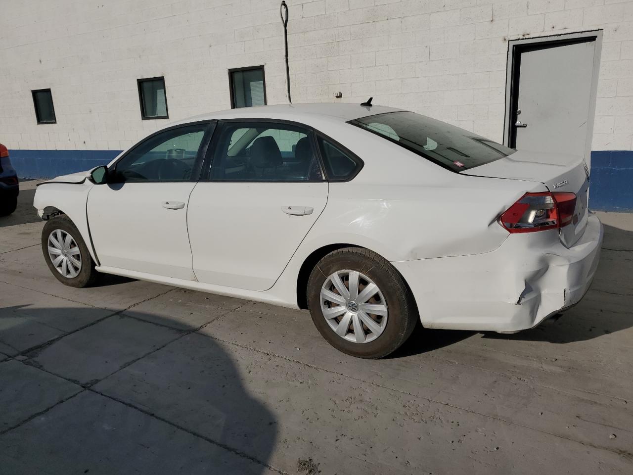 2012 Volkswagen Passat S White vin: 1VWAP7A34CC024450