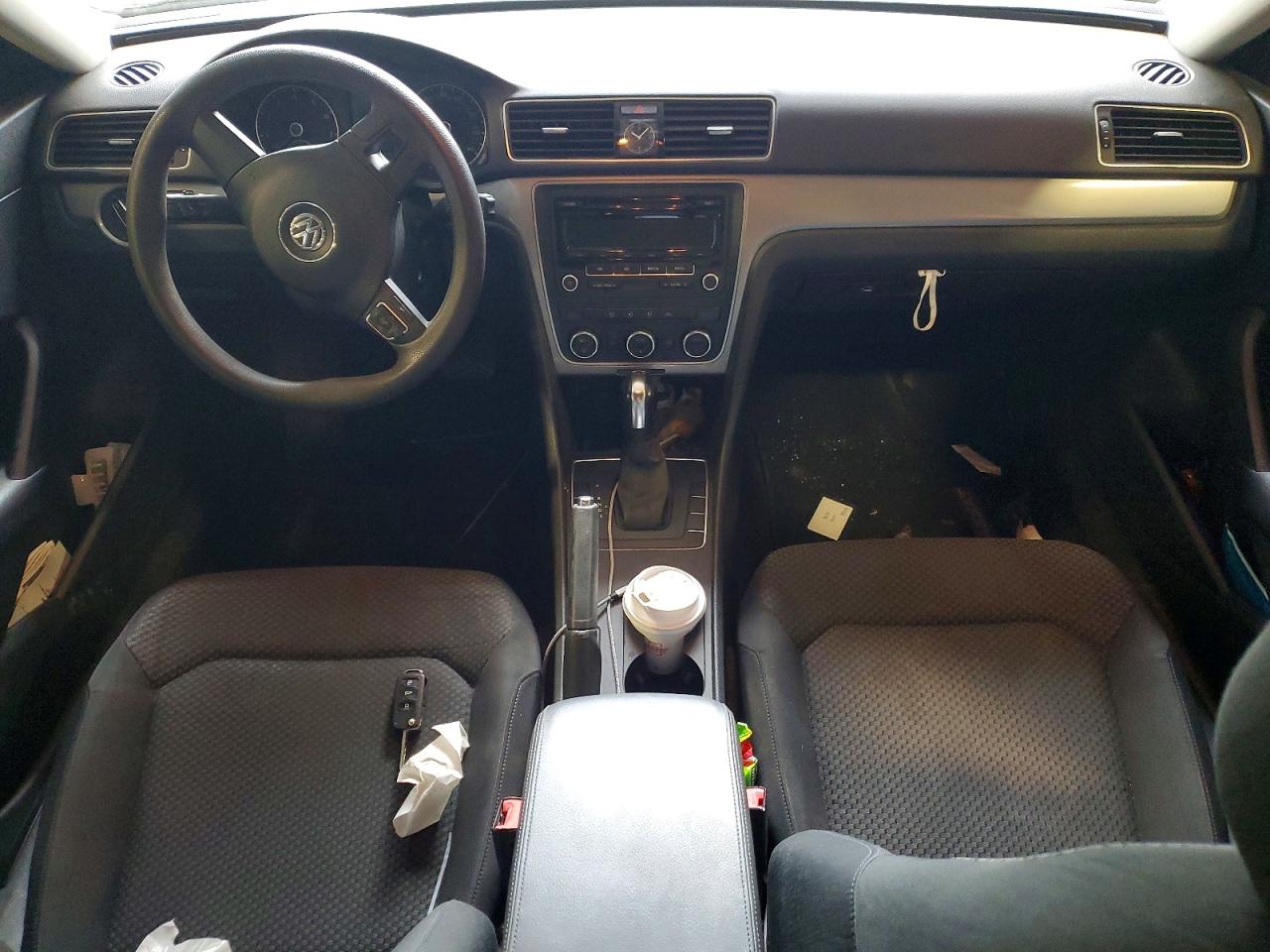 2012 Volkswagen Passat S Black vin: 1VWAP7A34CC045248