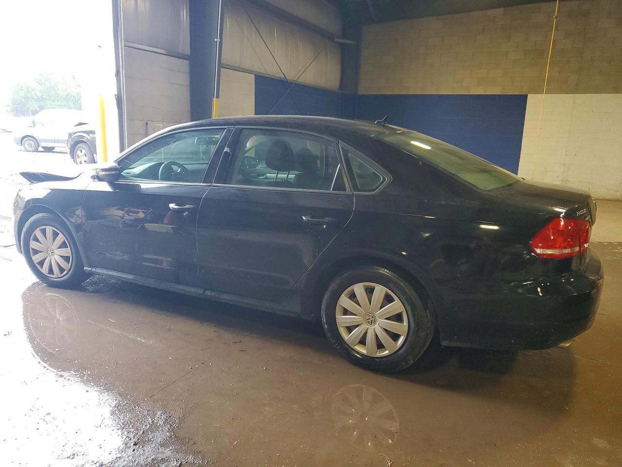 2012 Volkswagen Passat S Black vin: 1VWAP7A34CC045248