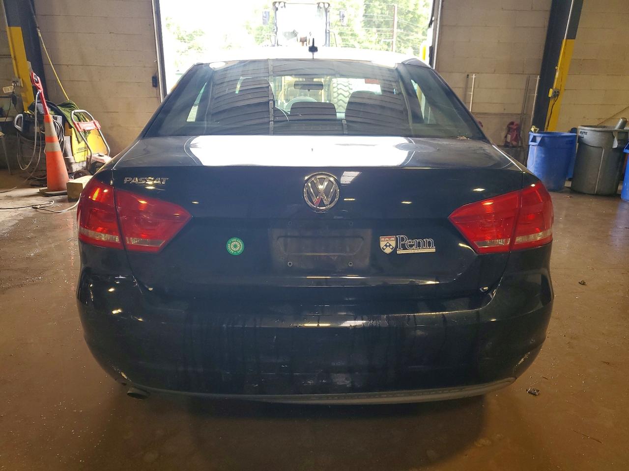 2012 Volkswagen Passat S Black vin: 1VWAP7A34CC045248