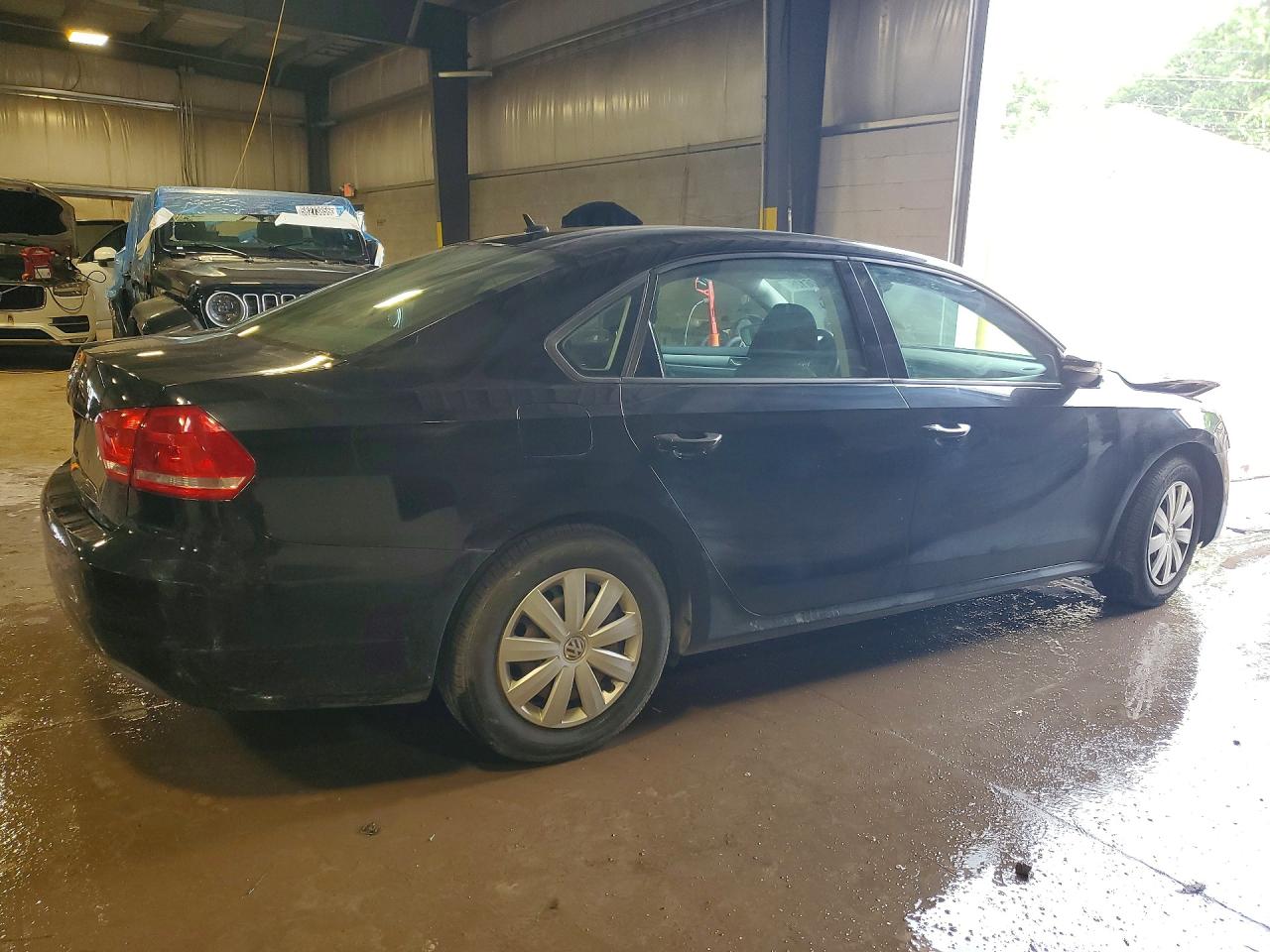 2012 Volkswagen Passat S Black vin: 1VWAP7A34CC045248