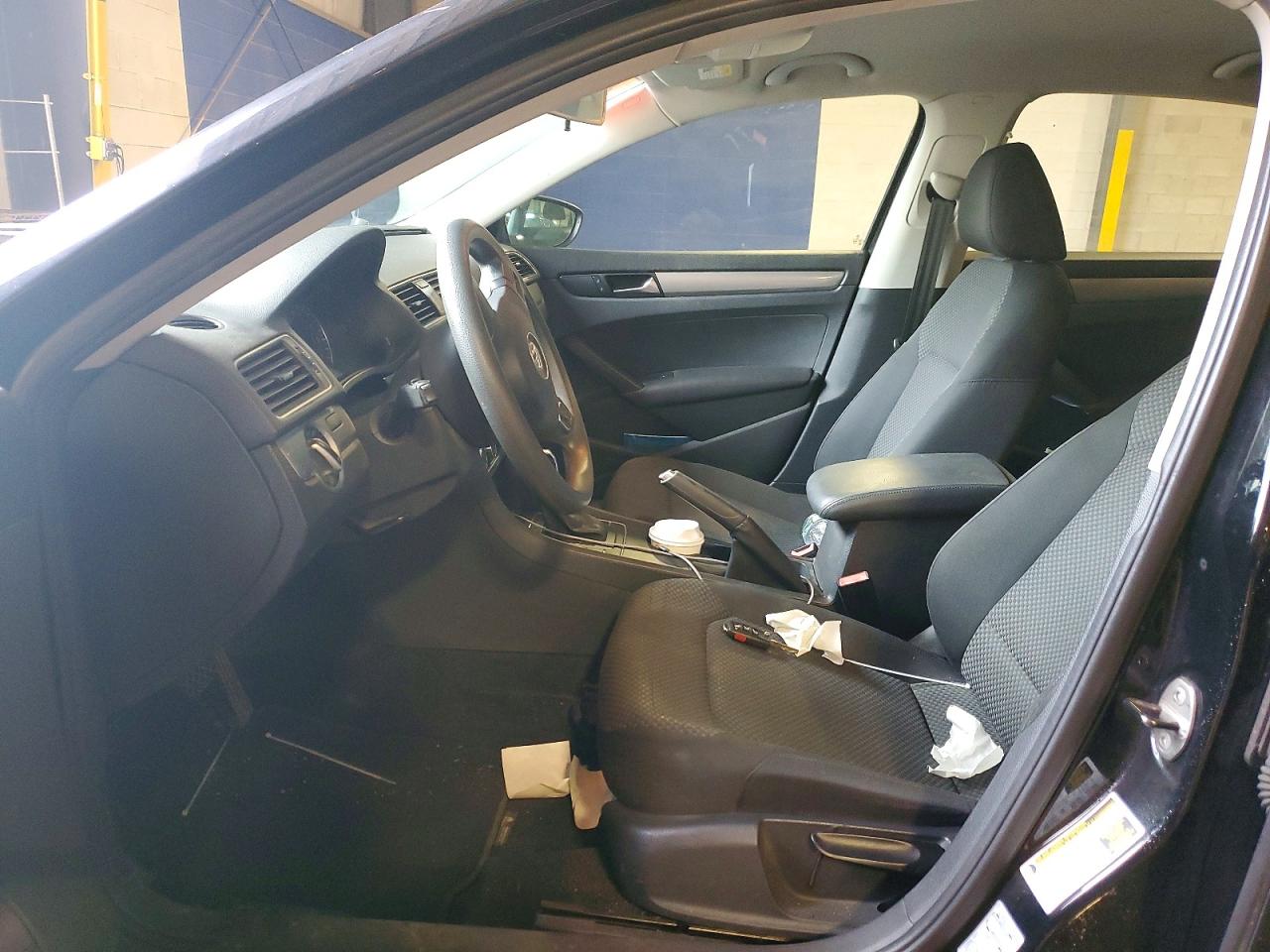 2012 Volkswagen Passat S Black vin: 1VWAP7A34CC045248