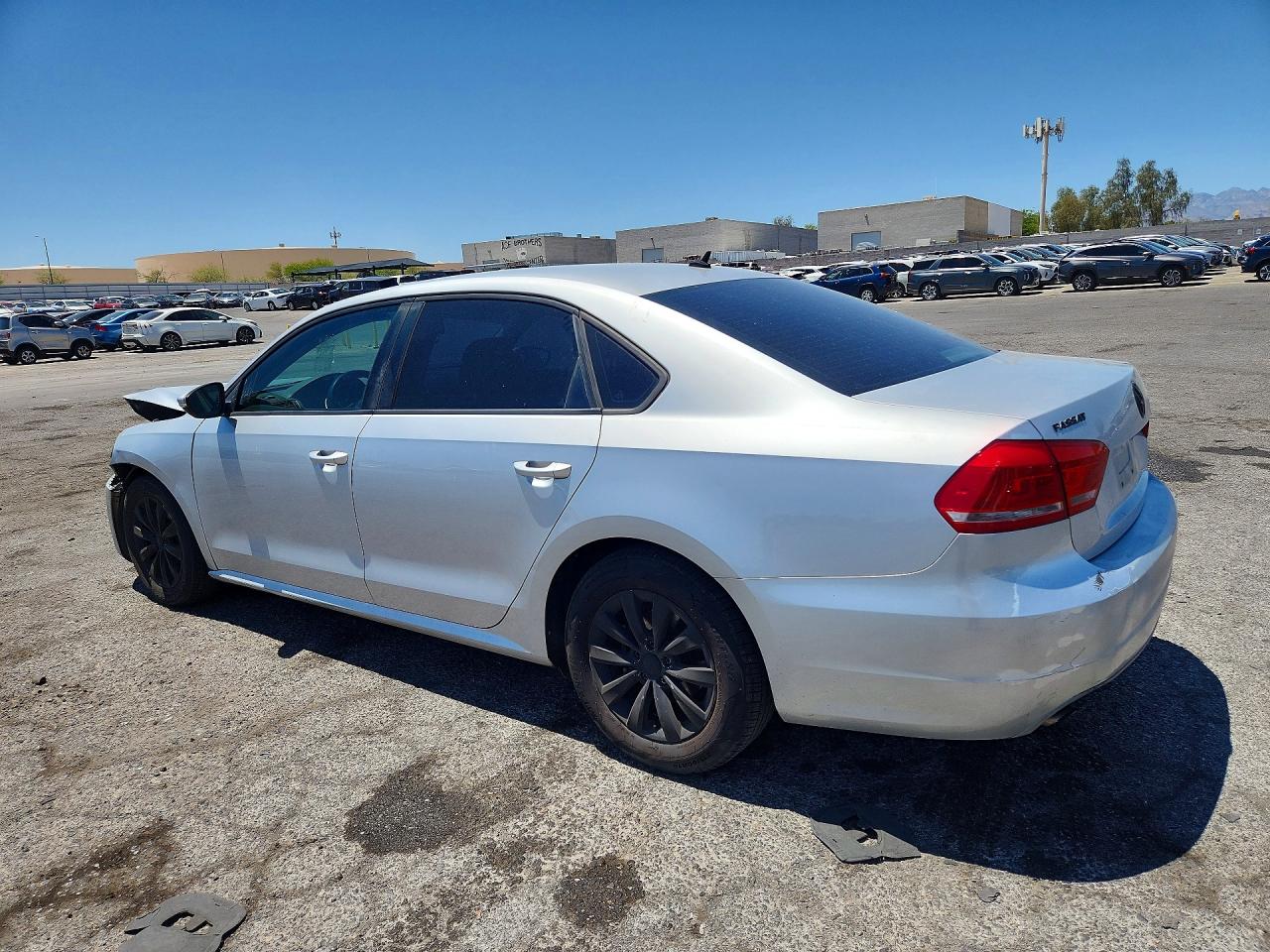 2012 Volkswagen Passat S Silver vin: 1VWAP7A34CC059361