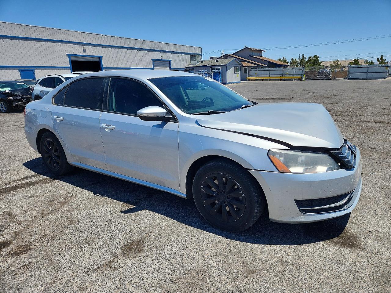 2012 Volkswagen Passat S Silver vin: 1VWAP7A34CC059361