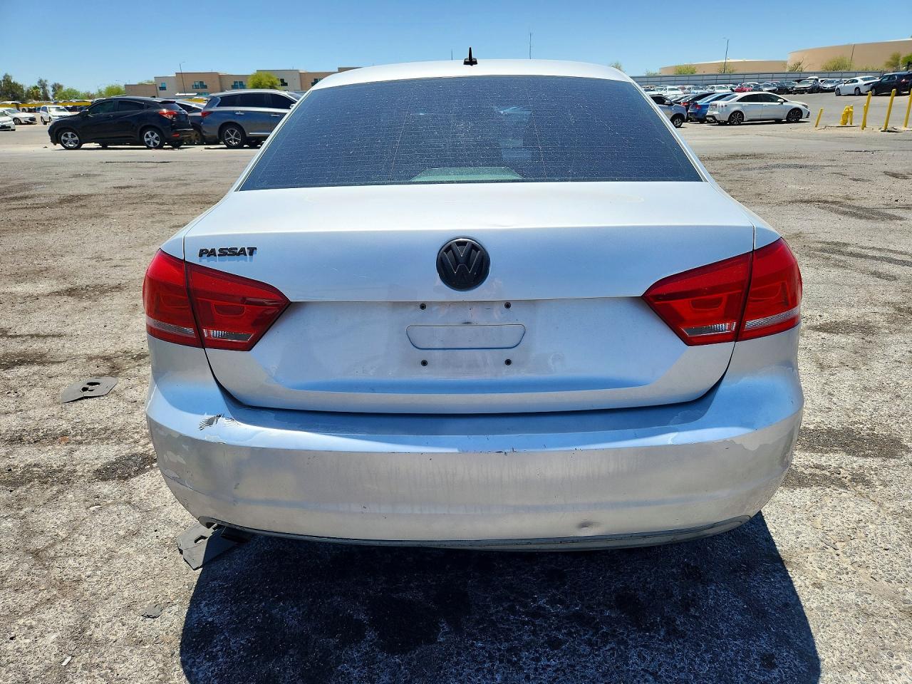 2012 Volkswagen Passat S Silver vin: 1VWAP7A34CC059361