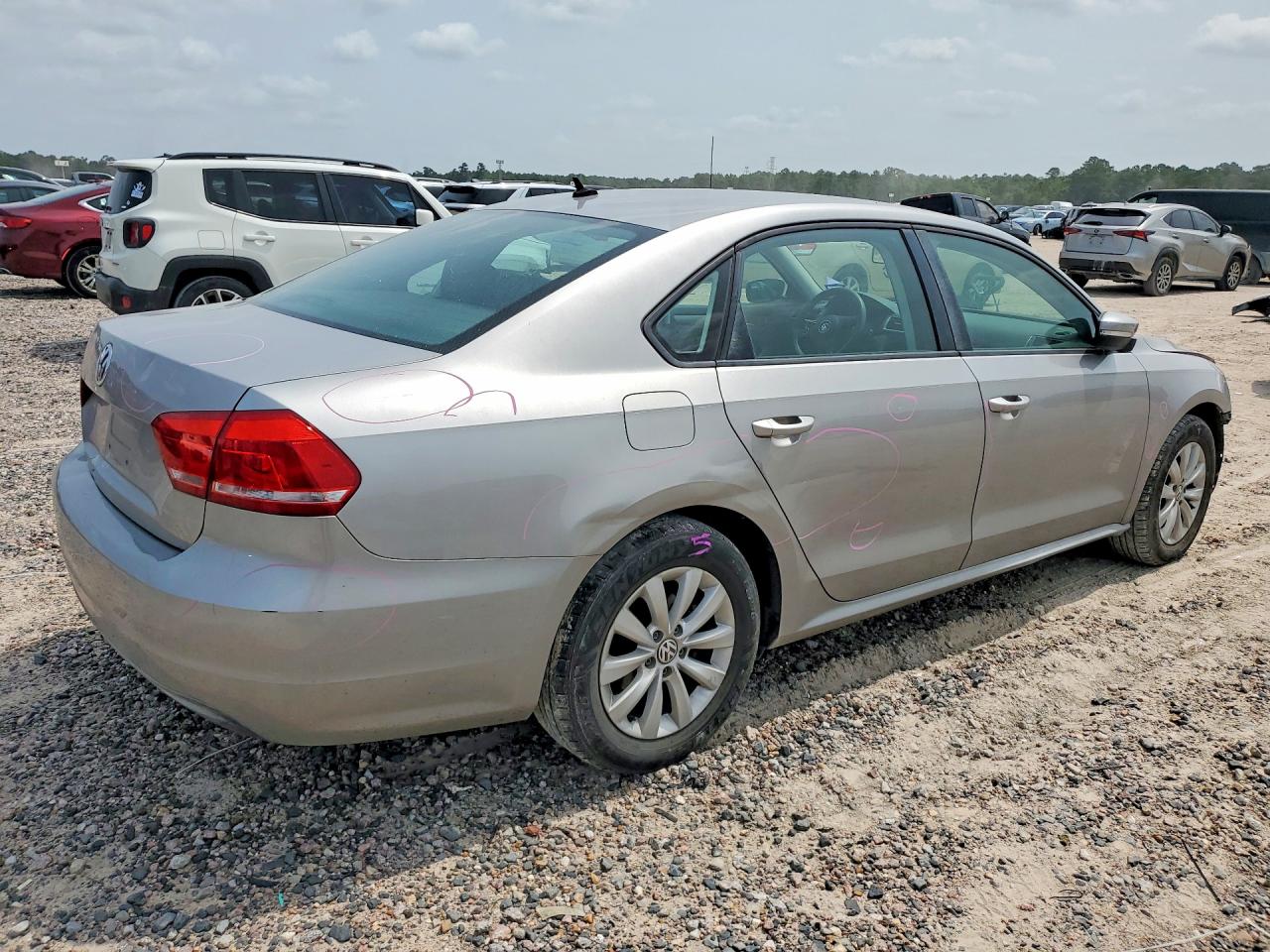 2012 Volkswagen Passat S Silver vin: 1VWAP7A34CC077701