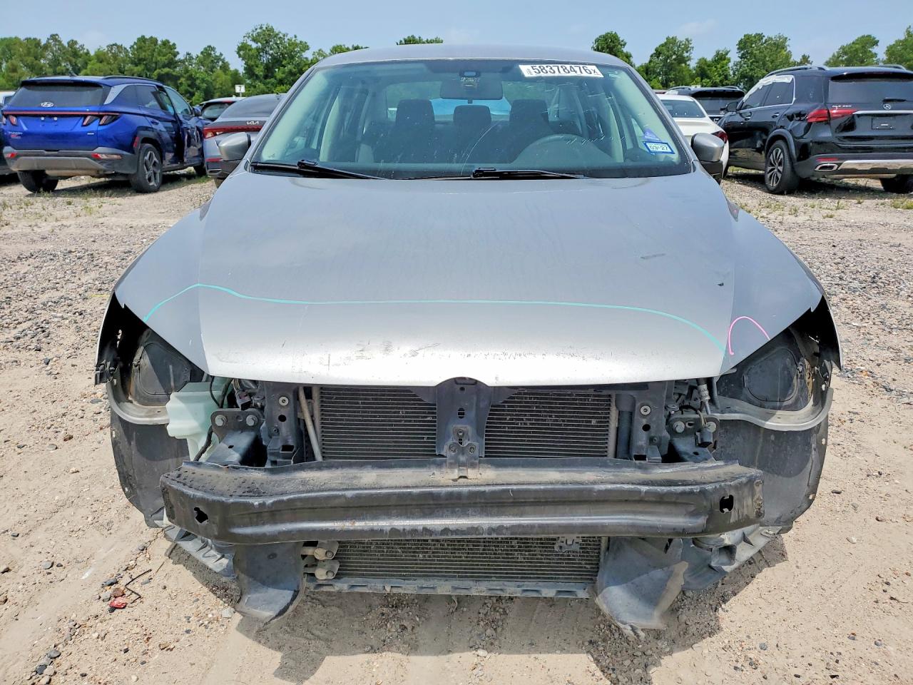 2012 Volkswagen Passat S Silver vin: 1VWAP7A34CC077701