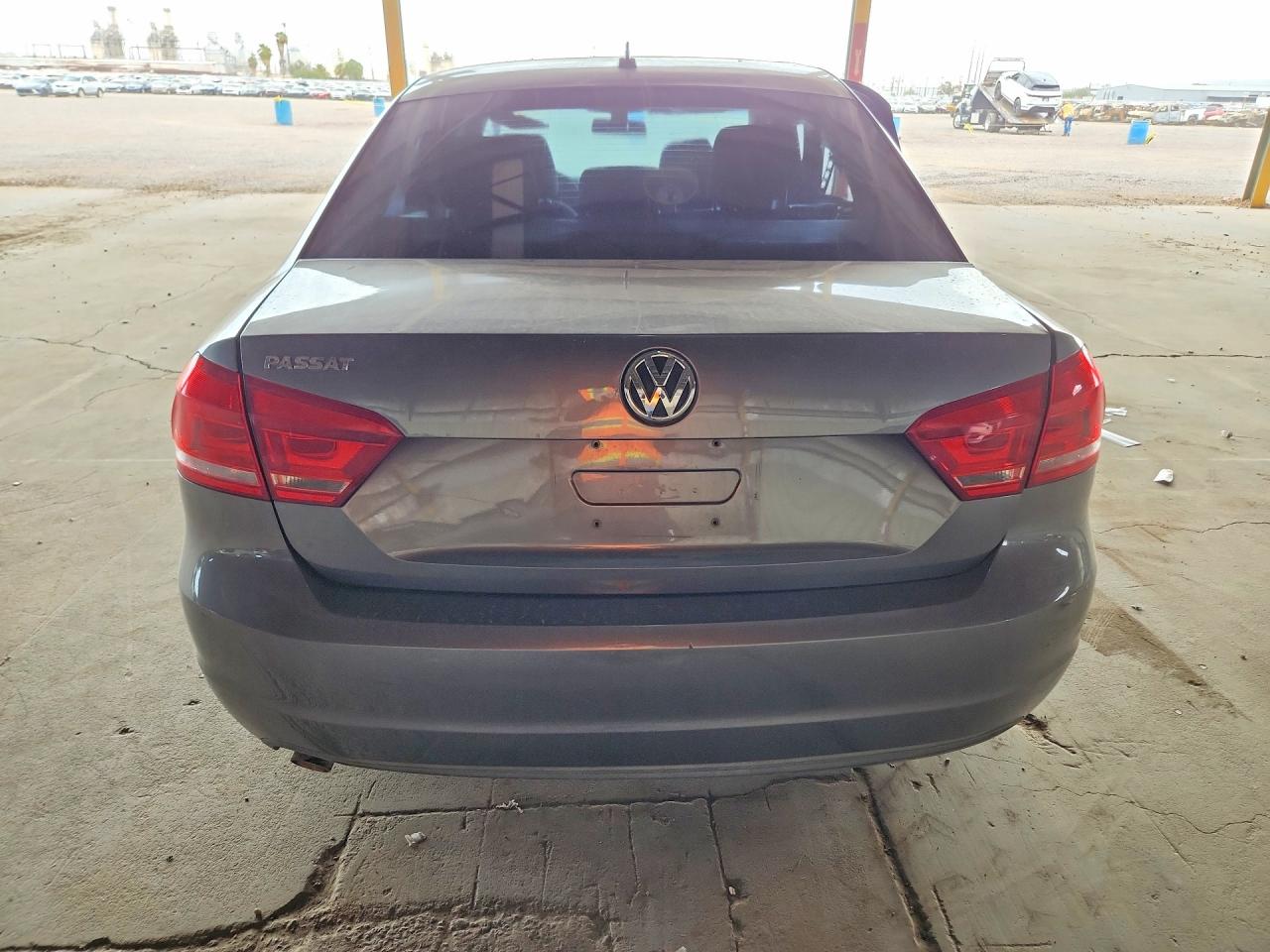 2013 Volkswagen Passat S Gray vin: 1VWAP7A34DC029004