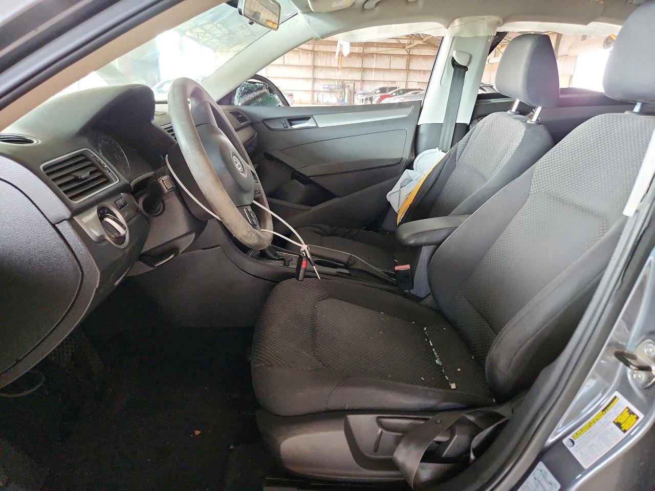 2013 Volkswagen Passat S Gray vin: 1VWAP7A34DC029004