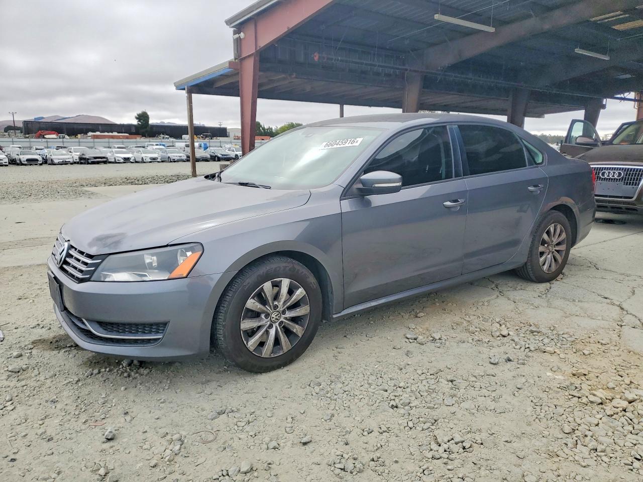 2013 Volkswagen Passat S Charcoal vin: 1VWAP7A34DC102923