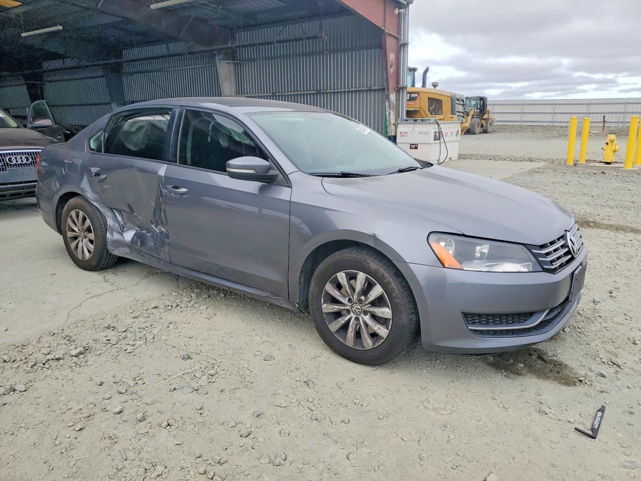 2013 Volkswagen Passat S Charcoal vin: 1VWAP7A34DC102923
