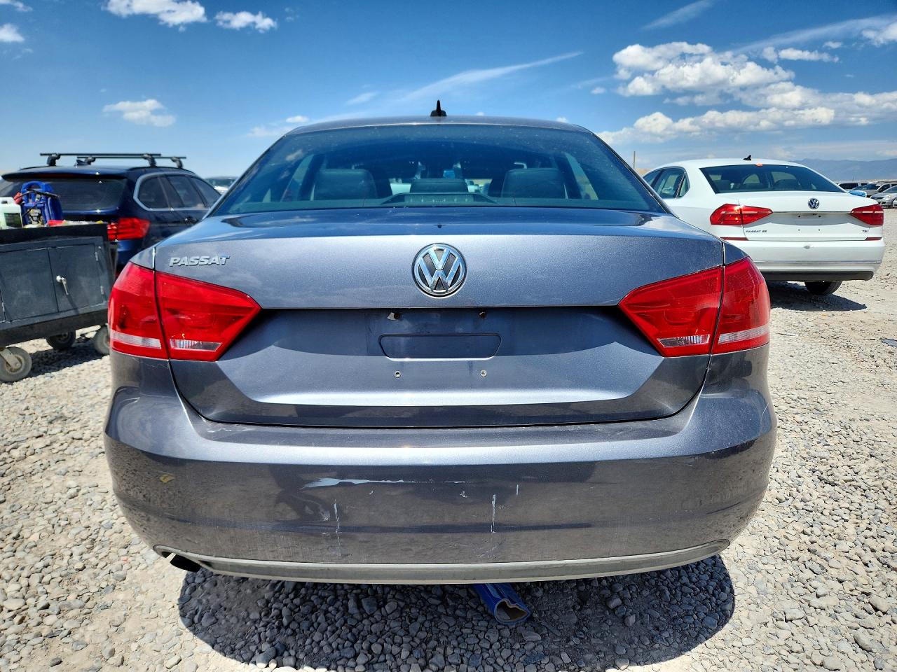2013 Volkswagen Passat S Charcoal vin: 1VWAP7A34DC139552