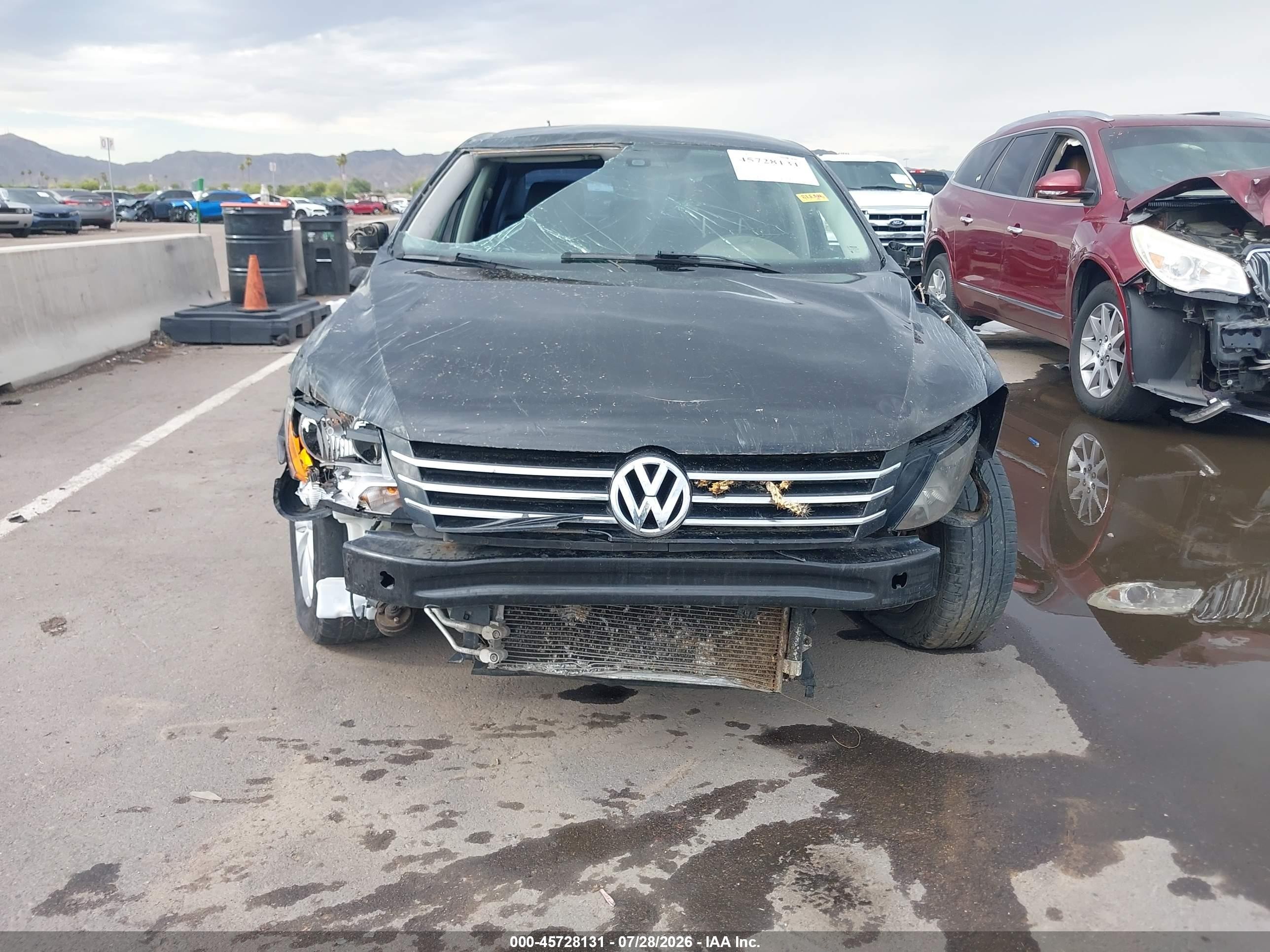 2013 Volkswagen Passat 2.5l Wolfsburg Edition Black vin: 1VWAP7A34DC142323