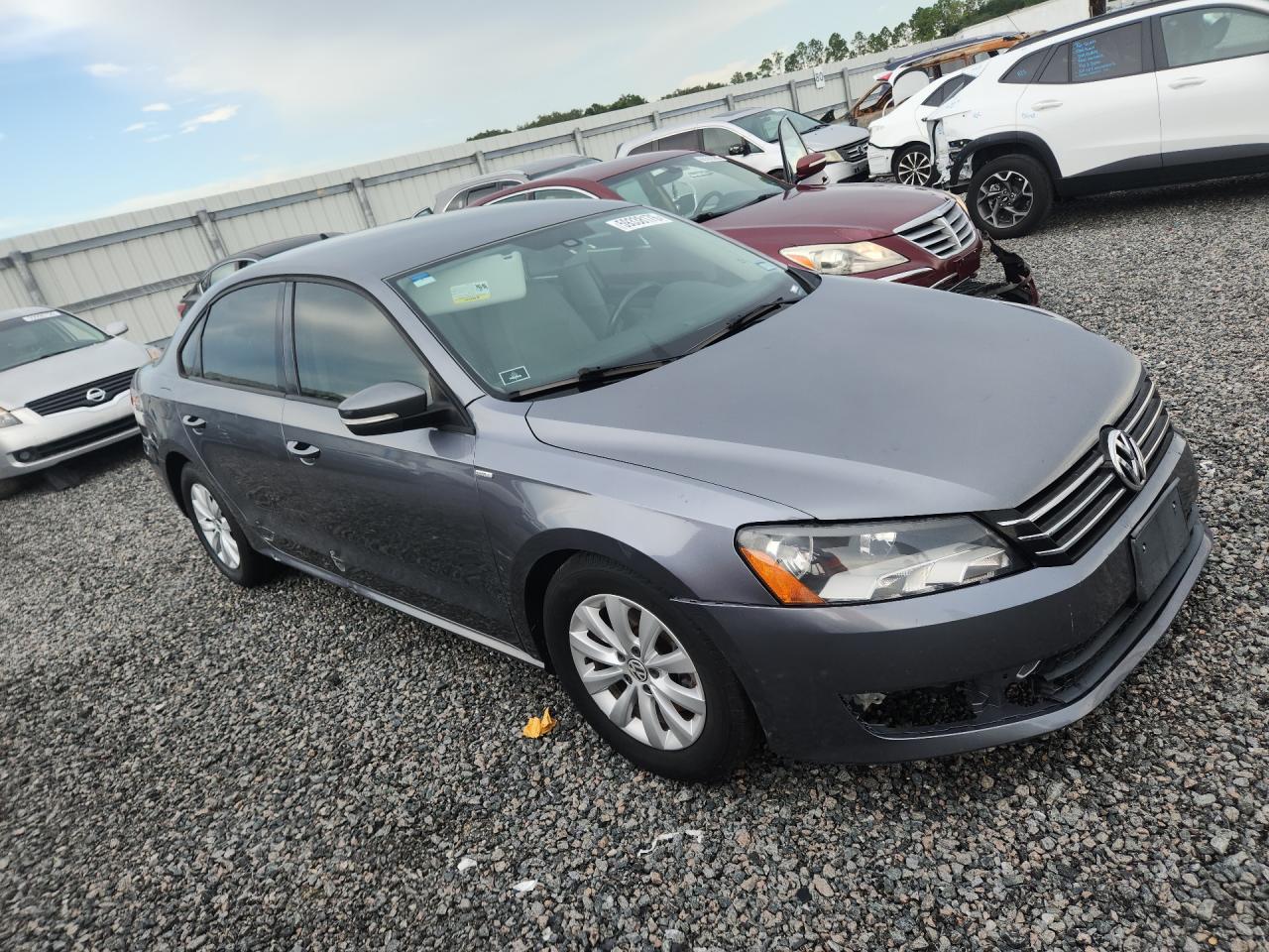2014 Volkswagen Passat S Gray vin: 1VWAP7A34EC003004