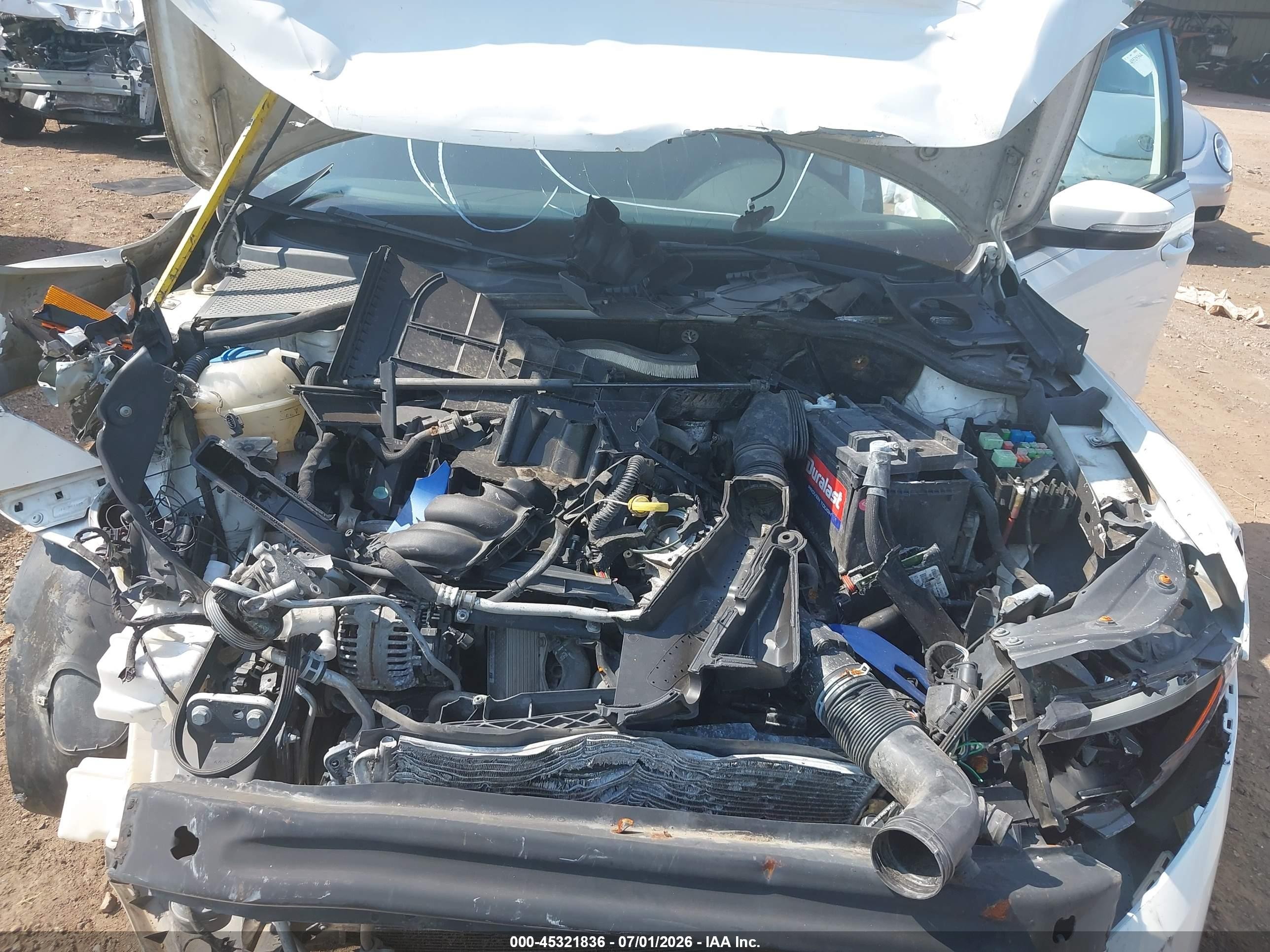 2014 Volkswagen Passat 2.5l S Белый vin: 1VWAP7A34EC021017