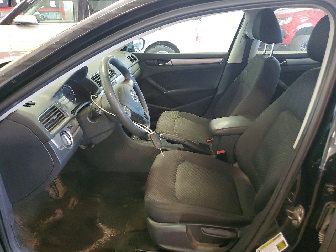 2012 Volkswagen Passat S Black vin: 1VWAP7A35CC073656