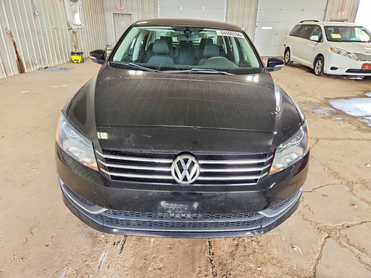 2012 Volkswagen Passat S Black vin: 1VWAP7A35CC075147