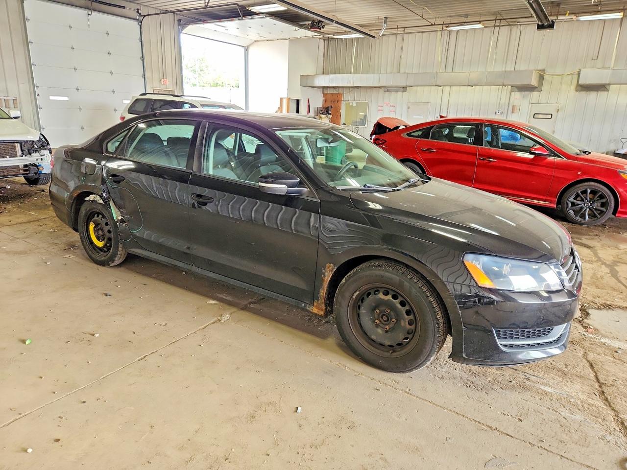 2012 Volkswagen Passat S Black vin: 1VWAP7A35CC075147
