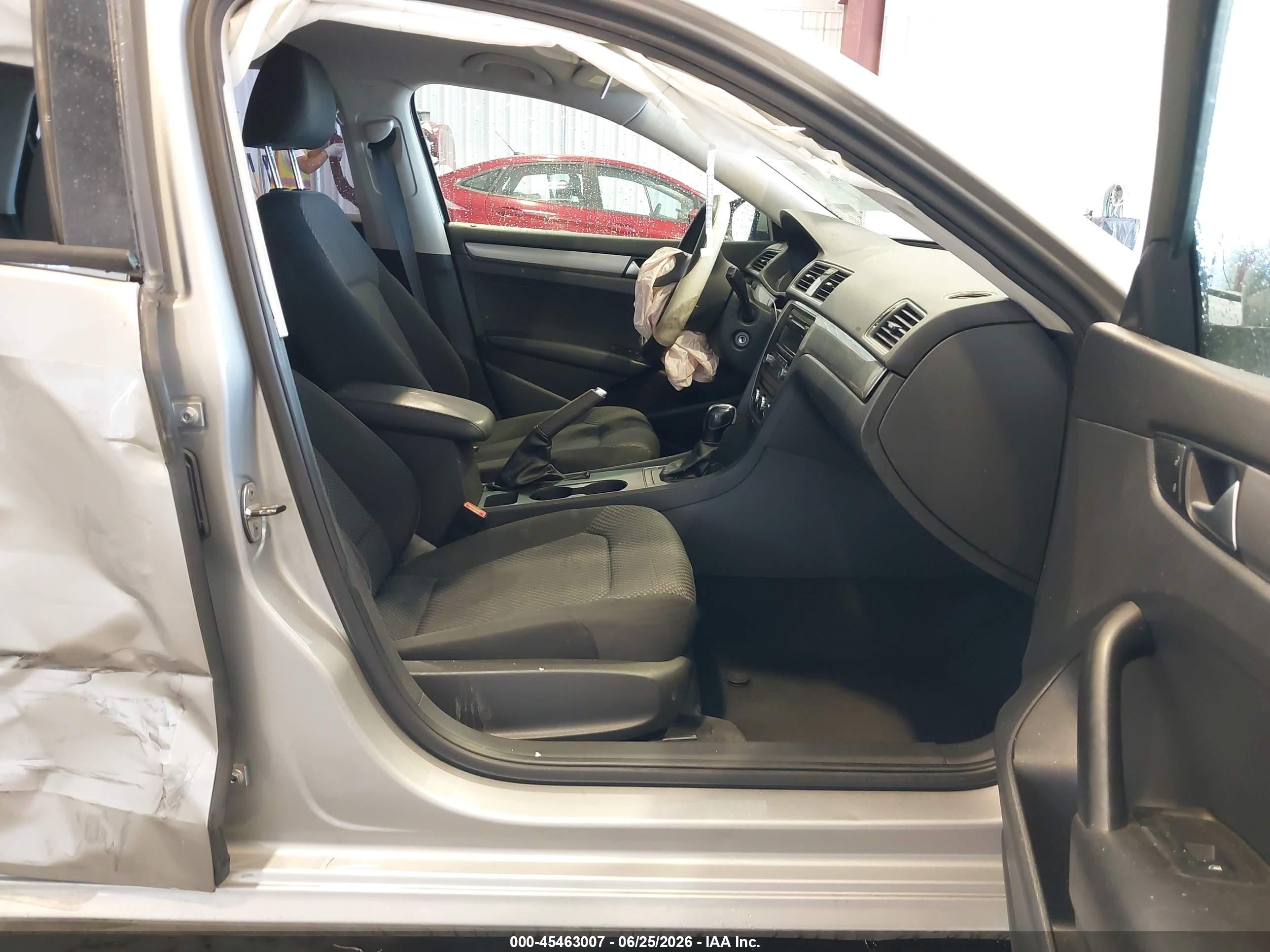 2012 Volkswagen Passat 2.5l S Gray vin: 1VWAP7A35CC080770