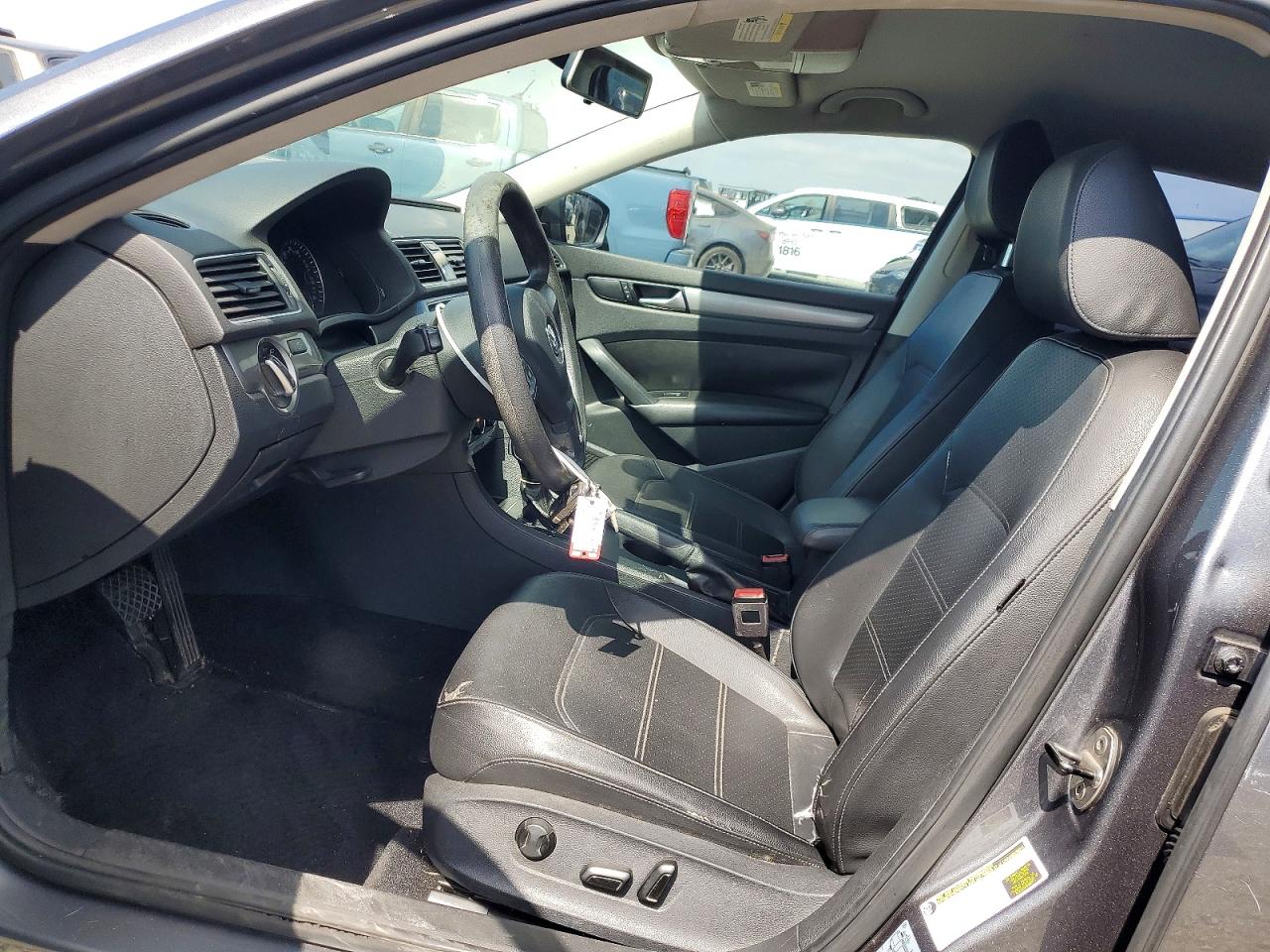 2013 Volkswagen Passat S Gray vin: 1VWAP7A36DC136717