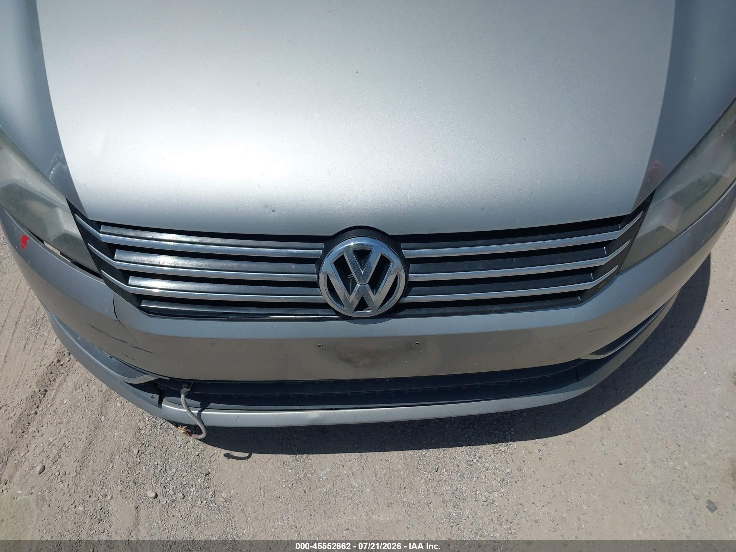 2014 Volkswagen Passat 2.5l S Gray vin: 1VWAP7A36EC029037