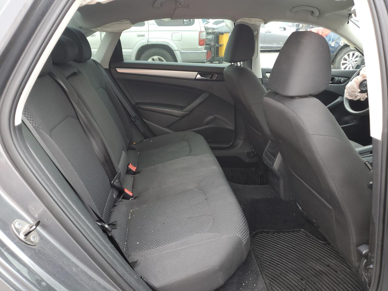 2013 Volkswagen Passat S Gray vin: 1VWAP7A37DC083719