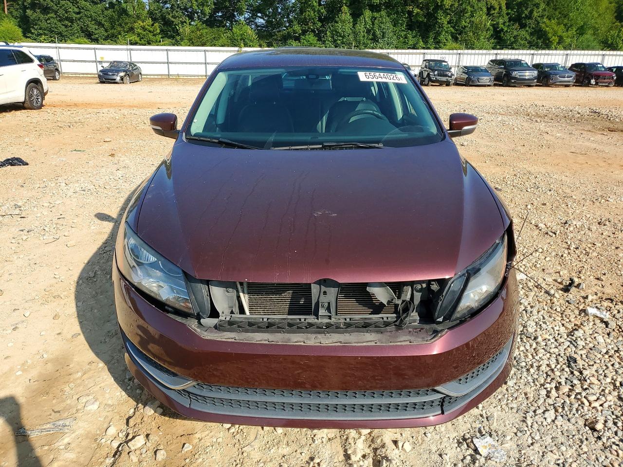 2013 Volkswagen Passat S Burgundy vin: 1VWAP7A37DC140551