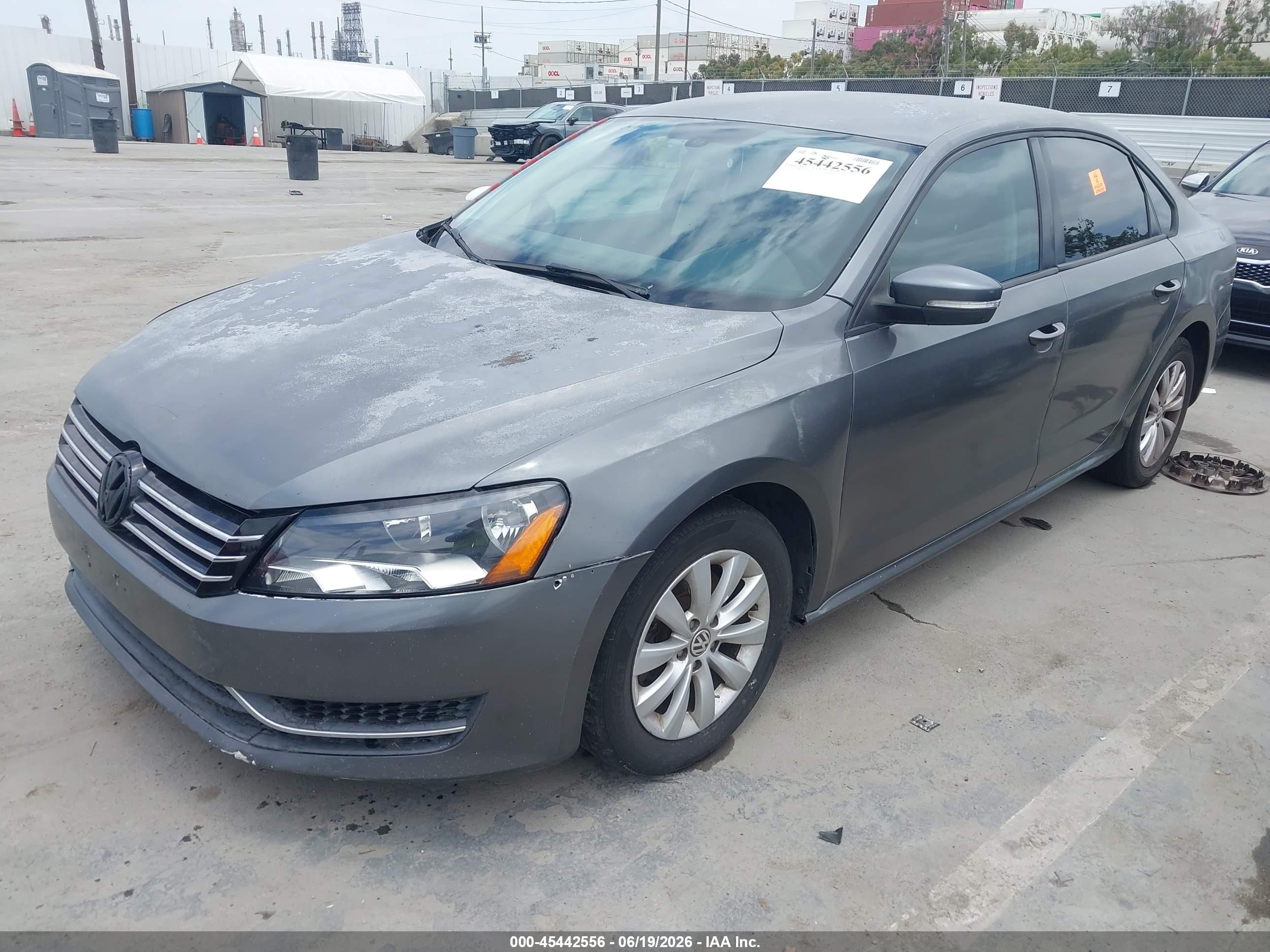 2012 Volkswagen Passat 2.5l S Black vin: 1VWAP7A38CC064790