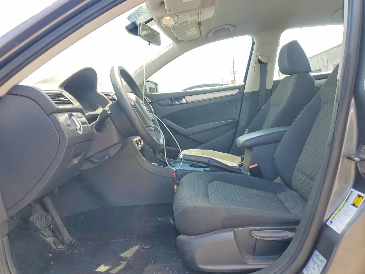 2013 Volkswagen Passat S Gray vin: 1VWAP7A38DC005658