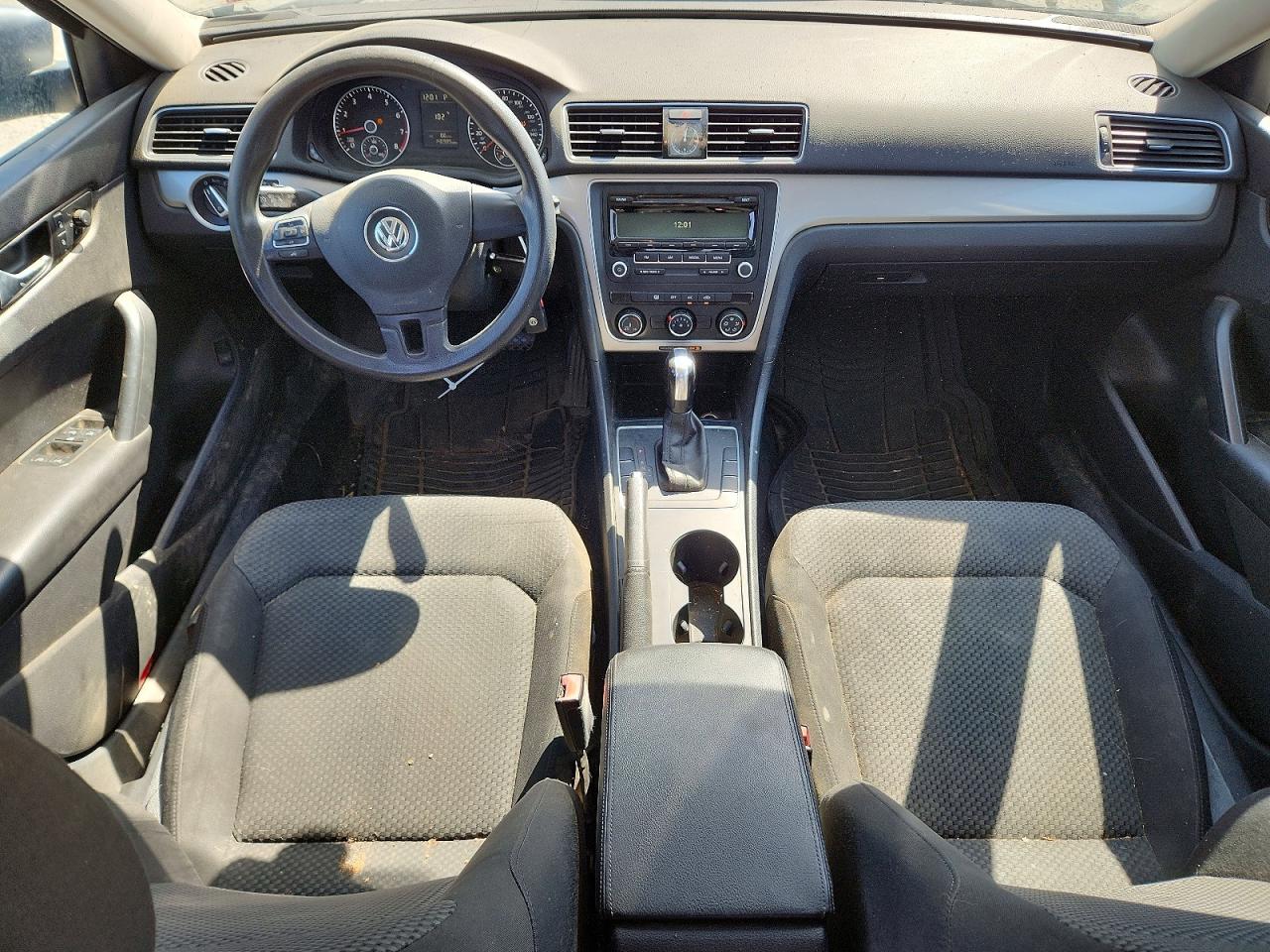 2013 Volkswagen Passat S Gray vin: 1VWAP7A38DC012531