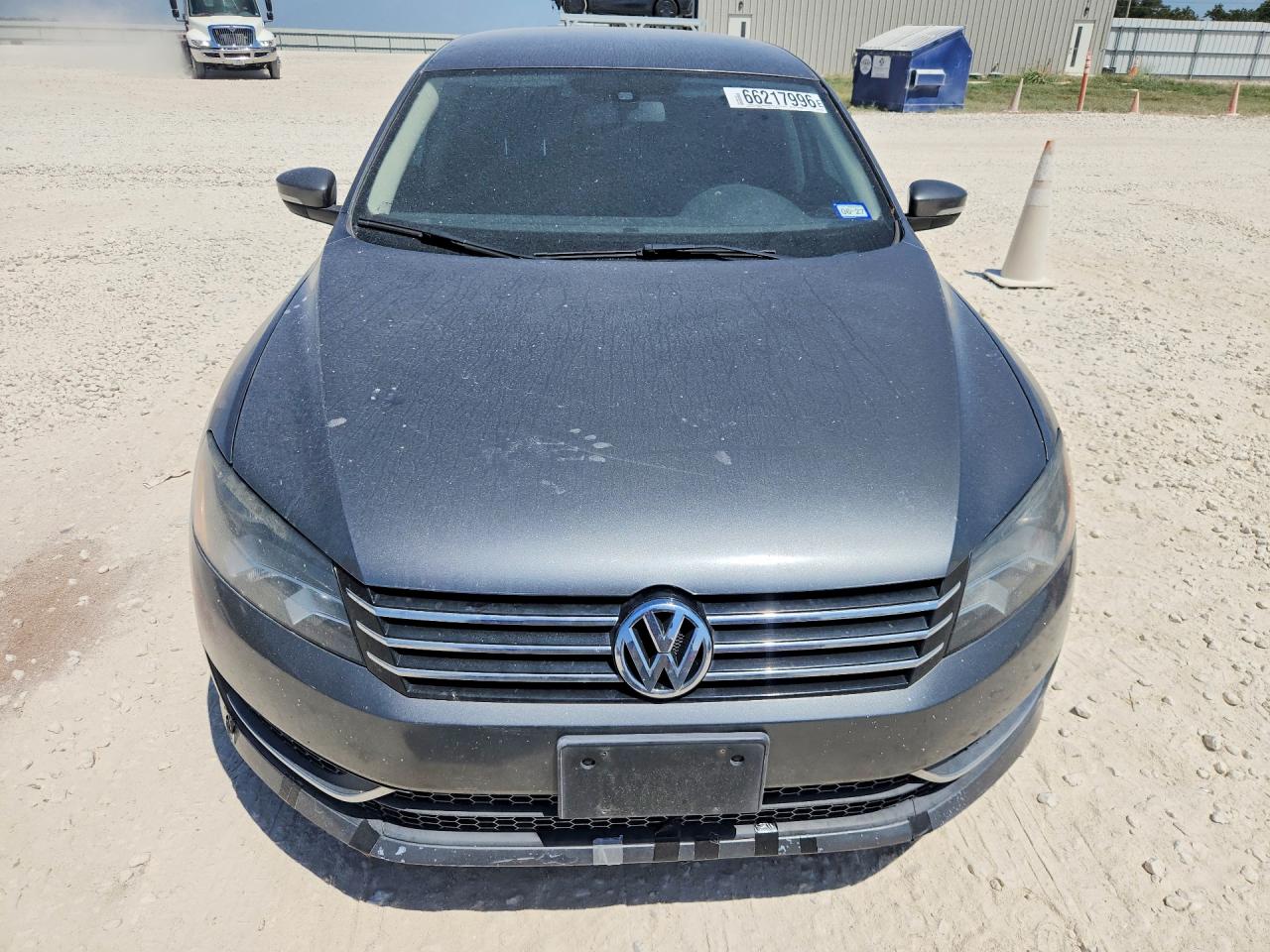 2013 Volkswagen Passat S Gray vin: 1VWAP7A38DC029037