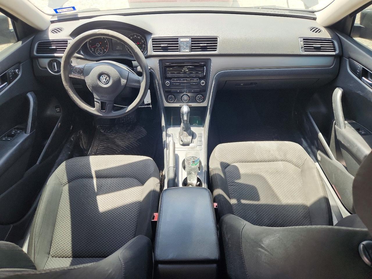 2013 Volkswagen Passat S Gray vin: 1VWAP7A38DC029037