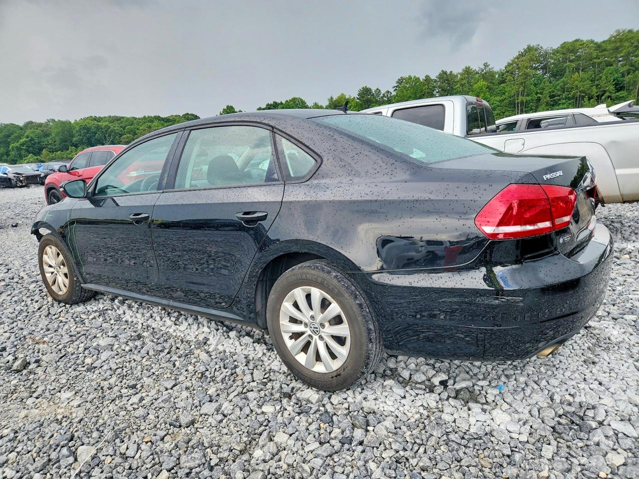 2012 Volkswagen Passat S Black vin: 1VWAP7A39CC005294